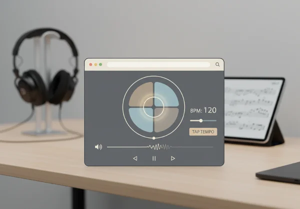 Metronom dengan aksen pada ketukan pertama