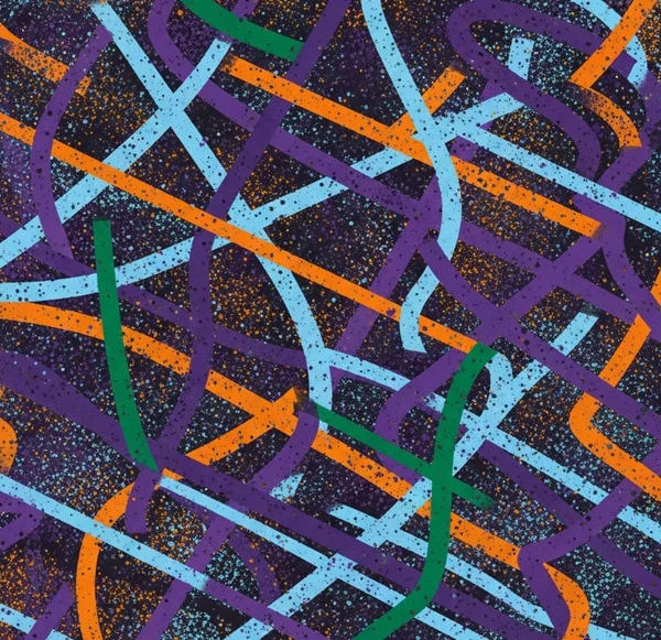 Abstracte kunst van ghost notes en verplaatste beats geïntegreerd