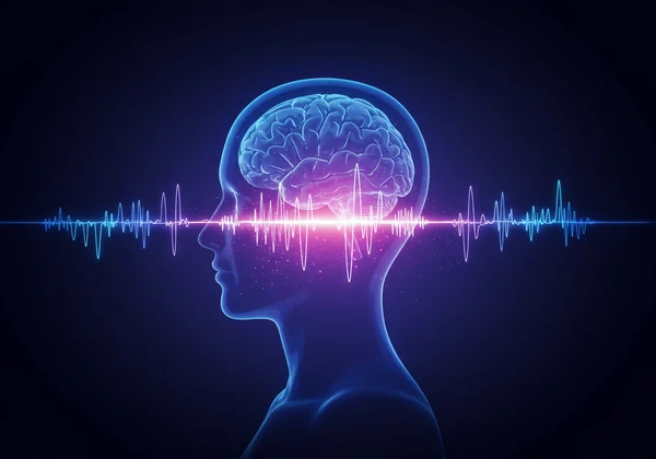 Abstract representation of an internal rhythmic pulse