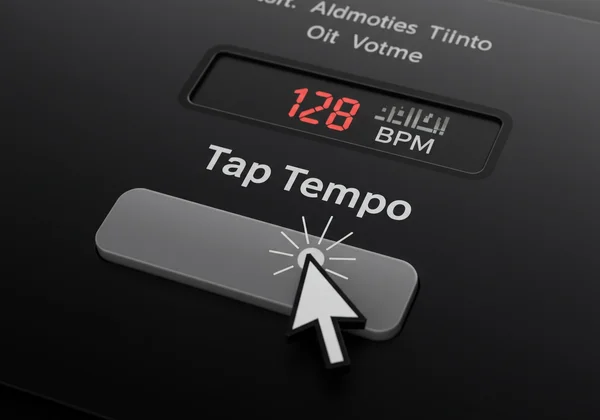 Using the Tap Tempo feature on an online metronome.